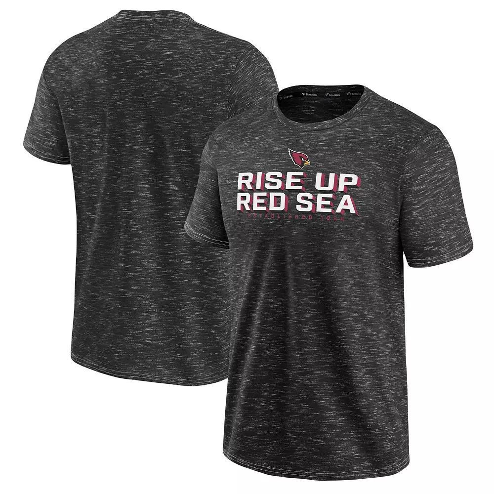 Men's Fanatics Branded Charcoal Arizona Cardinals Component T-Shirt, Size: Small Product Image