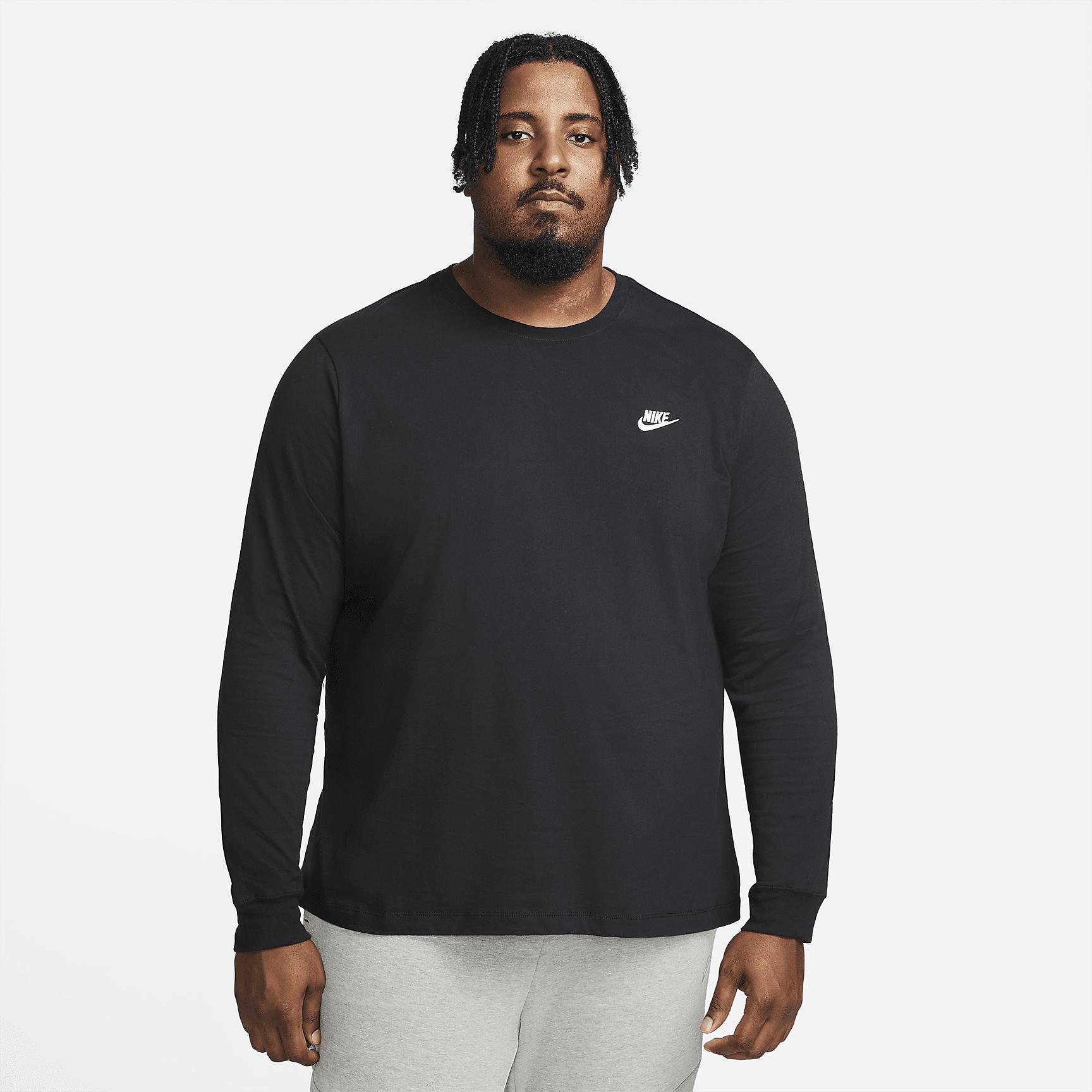 Men's Nike Sportswear Club Long-Sleeve T-Shirt Product Image