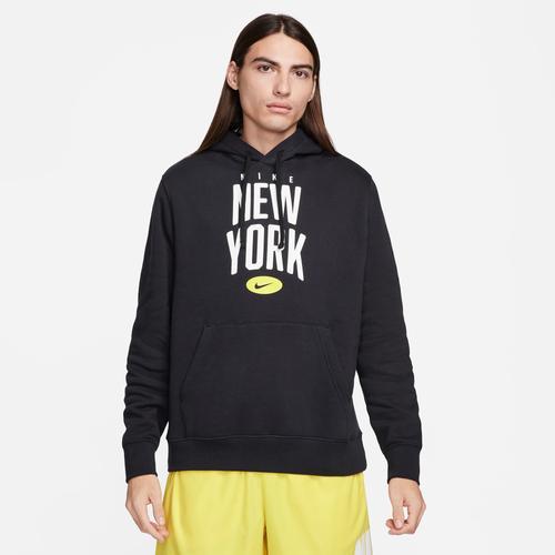 Nike Mens Nike New York Club City Hoodie - Mens White/Black Product Image