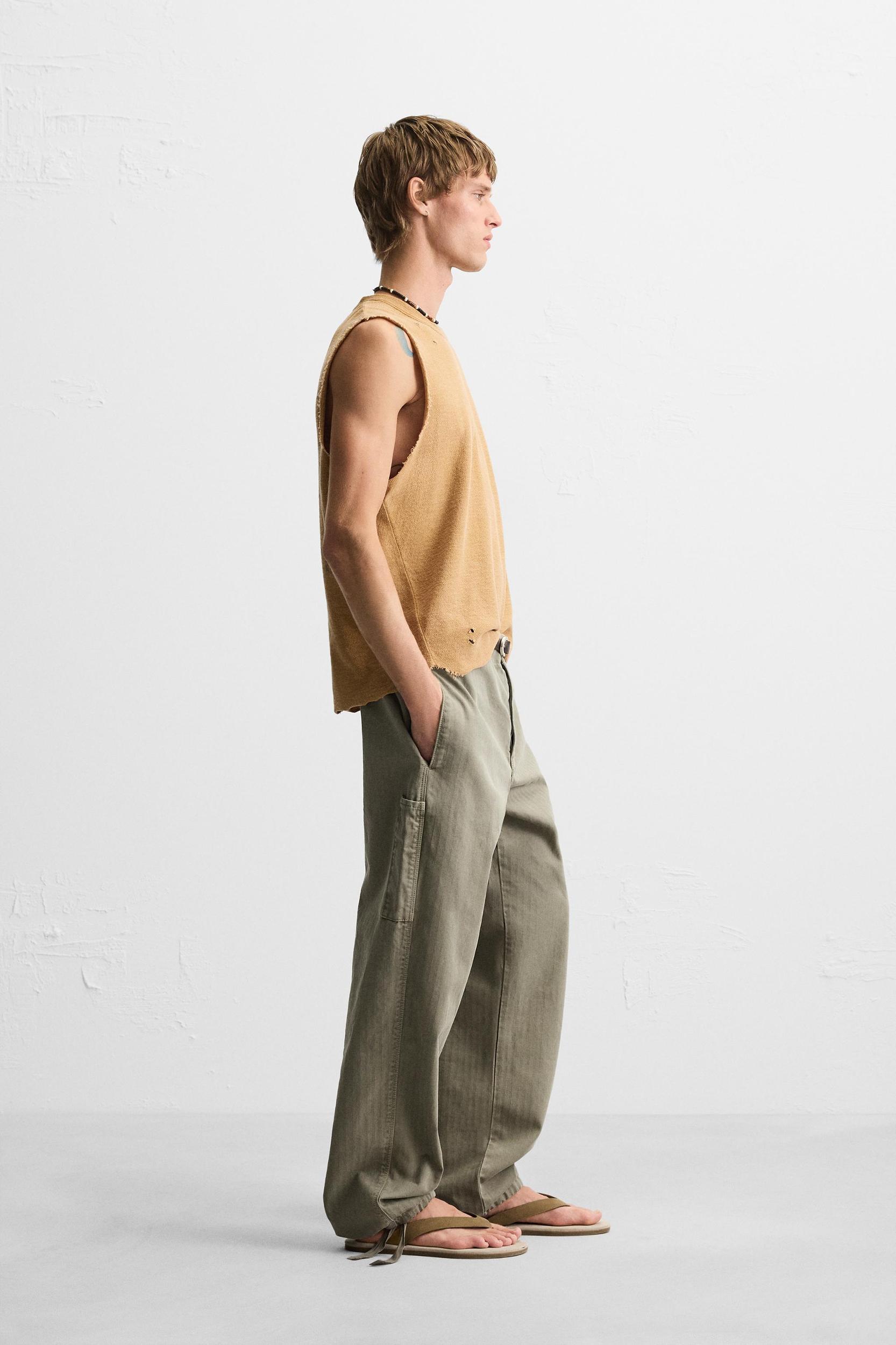 WASHED KNIT PRINT T-SHIRT Product Image
