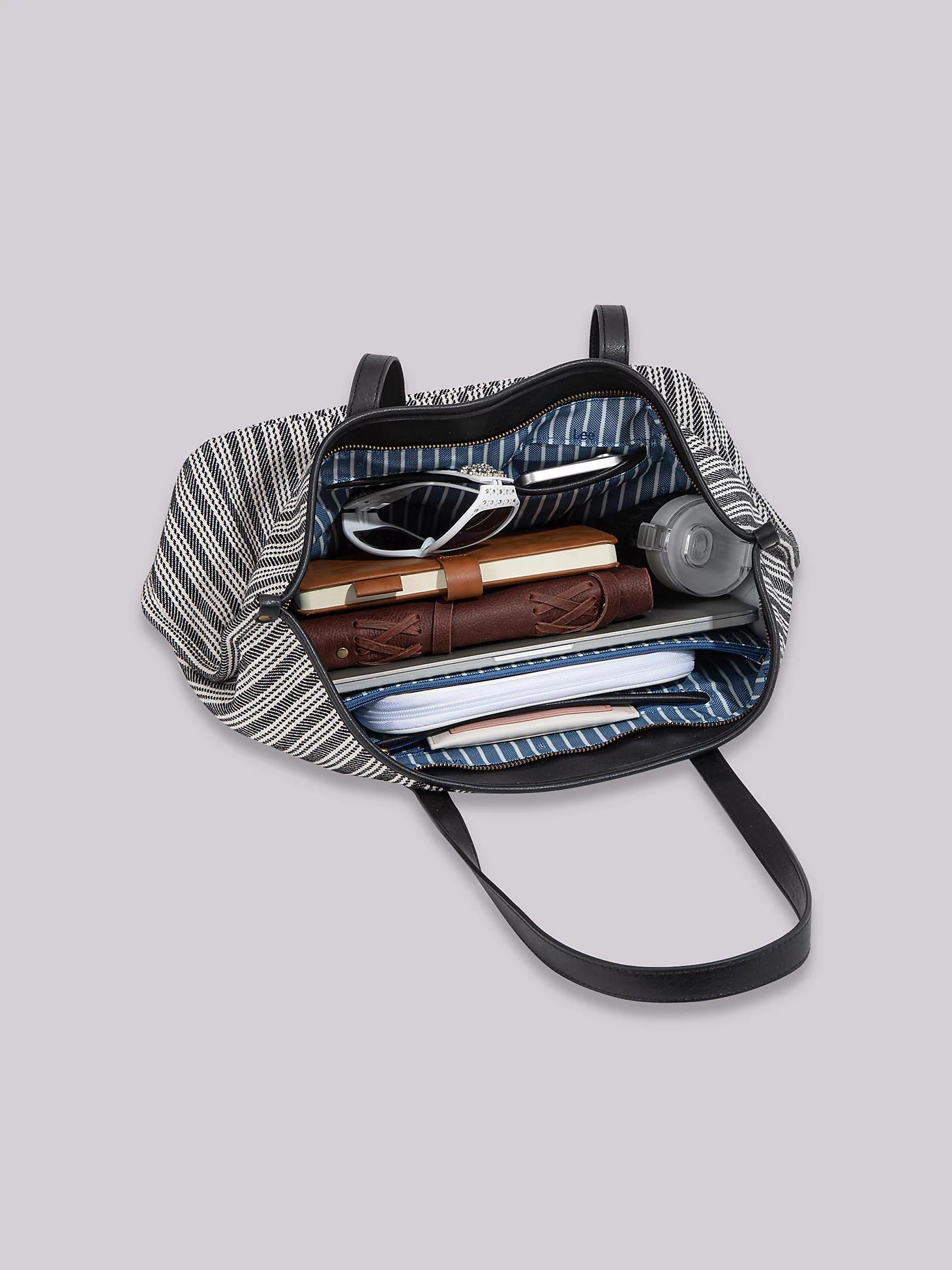 Women's Stripe Logo Tote | Women's Accessories | Lee® Product Image