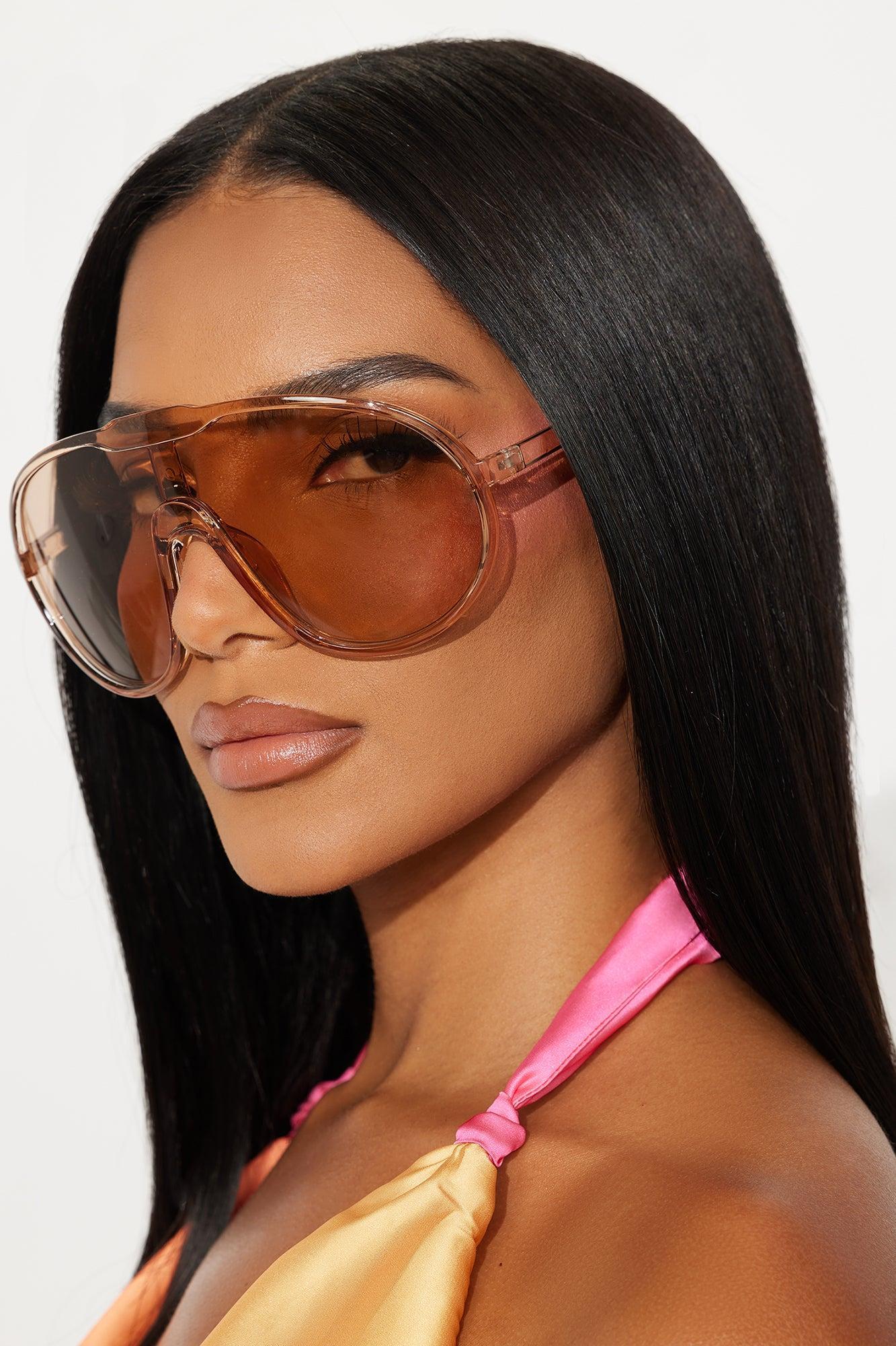 Big Mood Sunglasses - Nude Female Product Image