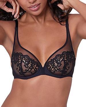 Simone Perele Saga Sheer Plunge Underwire Bra Product Image