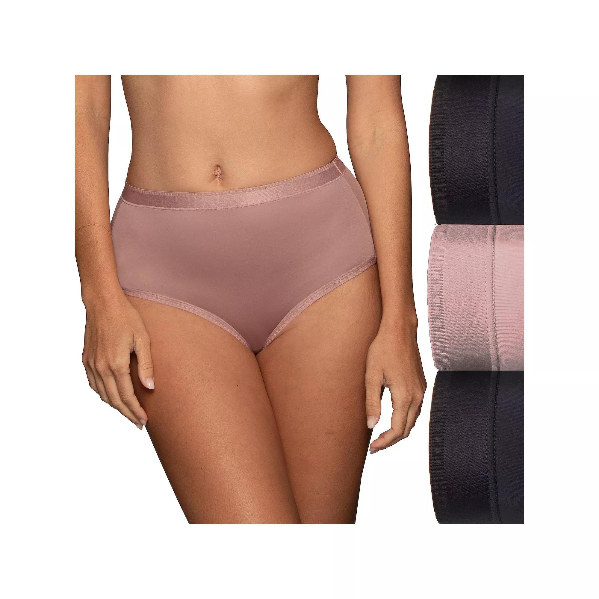 Womens Vanity Fair Lingerie 3-Pack Comfort Where it Counts Brief 13463 Product Image