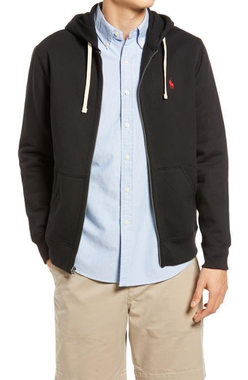 Polo Ralph Lauren Men's Zip Front Fleece Hoodie in Cruise Navy at Nordstrom, Size X-Large Product Image