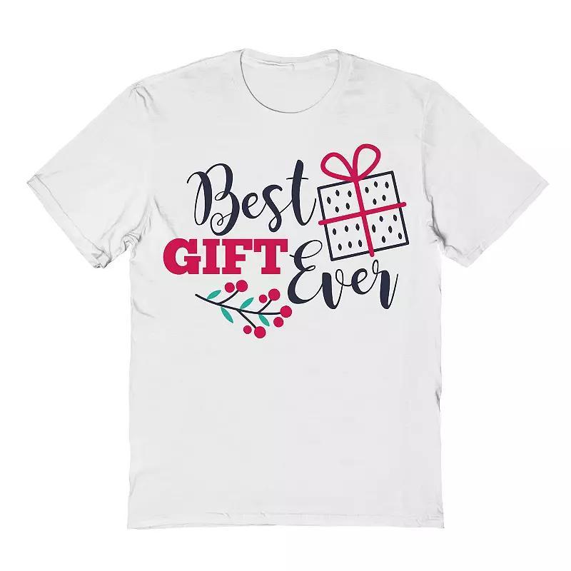 Men's Best Gift Ever Christmas Graphic Tee, Size: Small, White Product Image