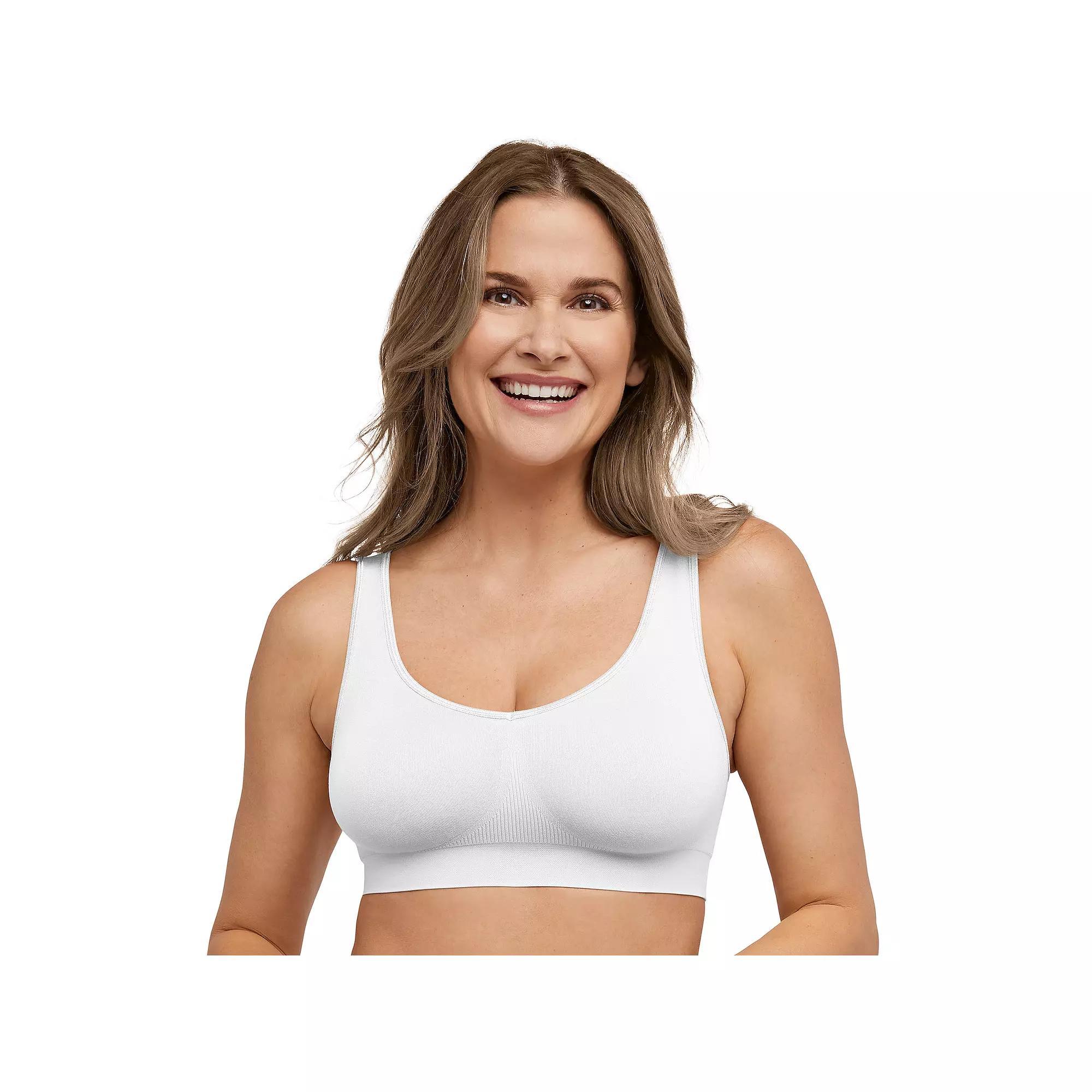 Bali One Smooth U Seamless Bralette DFBRAL, Women's, Size: Small, White Product Image