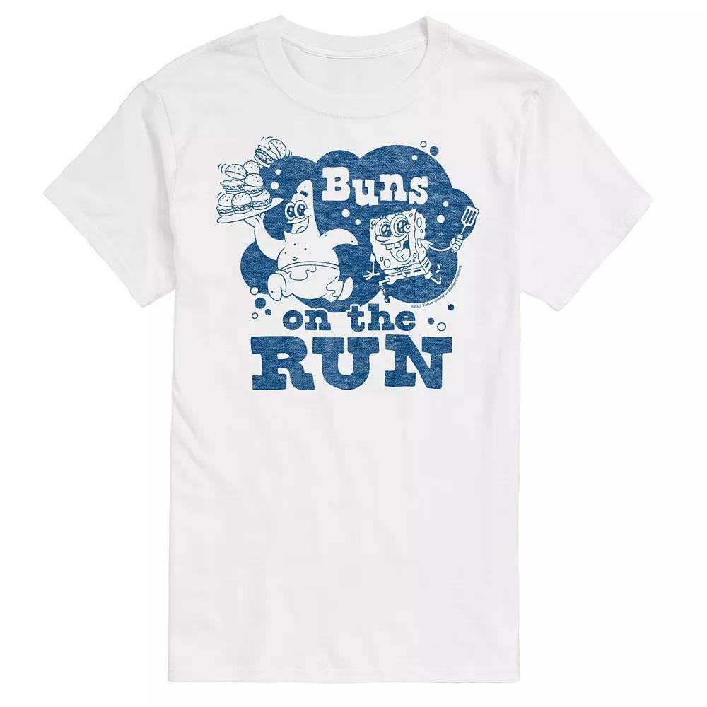 Big & Tall SpongeBob SquarePants Buns On The Run Graphic Tee, Mens Product Image