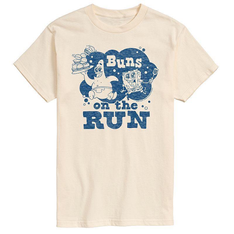 Big & Tall SpongeBob SquarePants Buns On The Run Graphic Tee, Mens Product Image