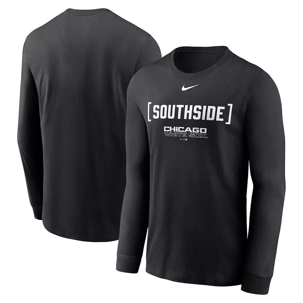 Men's Nike Black Chicago White Sox Local Nickname Long Sleeve T-Shirt, Size: XL Product Image