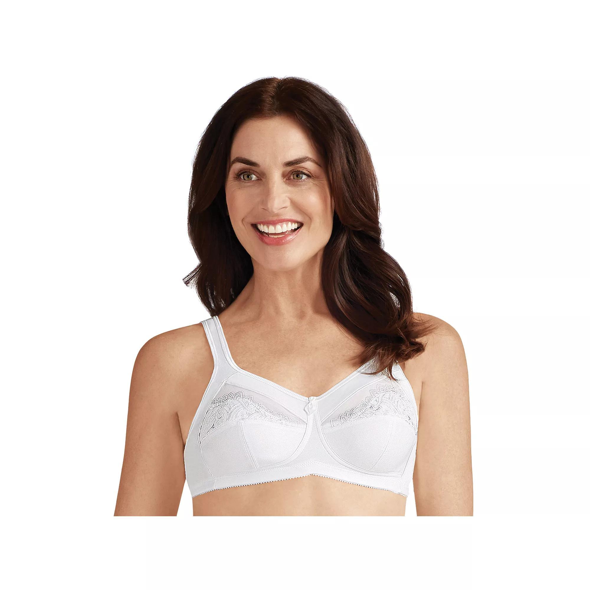 Amoena Mastectomy Bra: Isadora Wireless, Women's, Size: 44 B, White Product Image