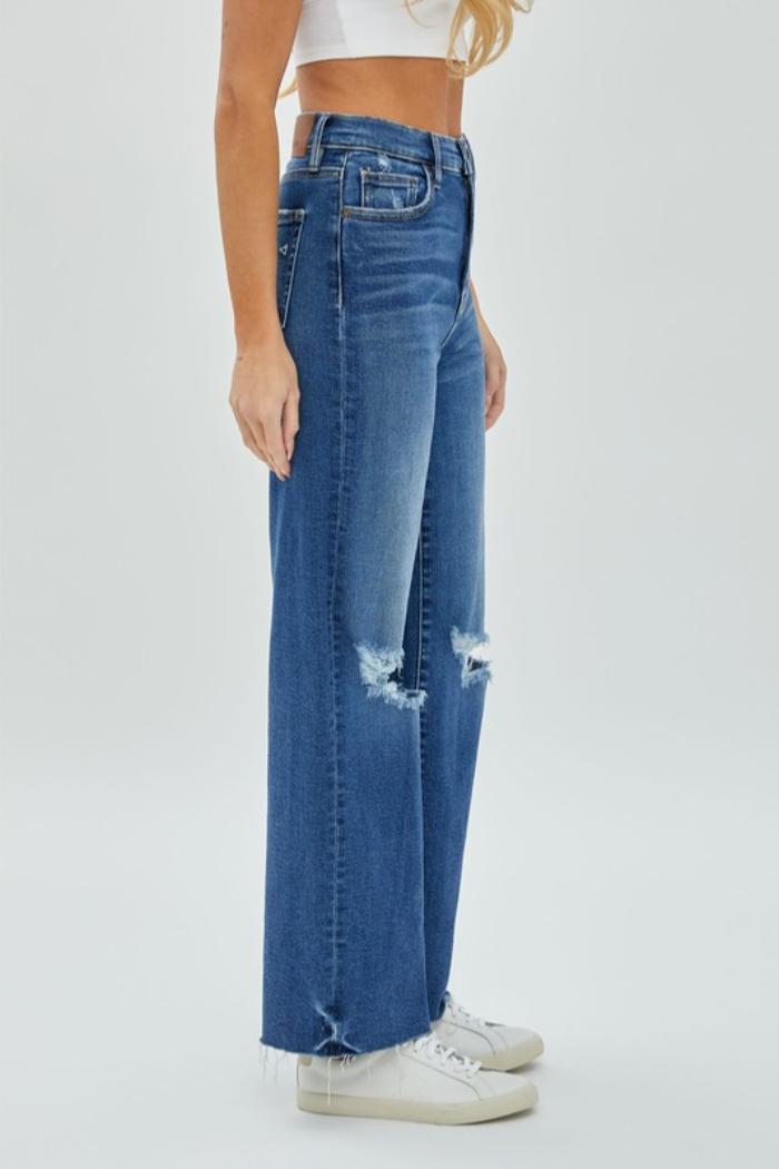 Logan Dark Wash Dad Jean Product Image