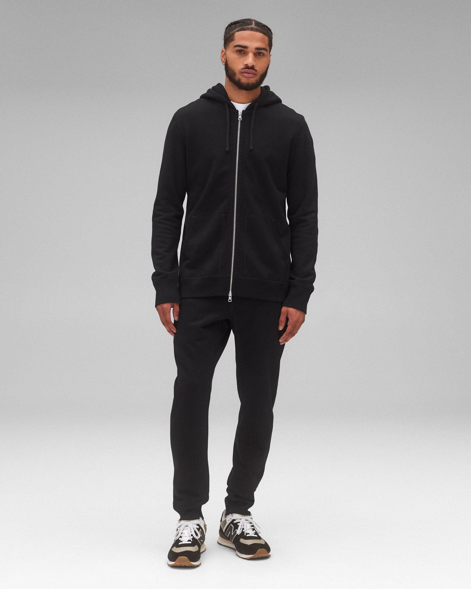 Midweight Terry Slim Zip Hoodie Male Product Image
