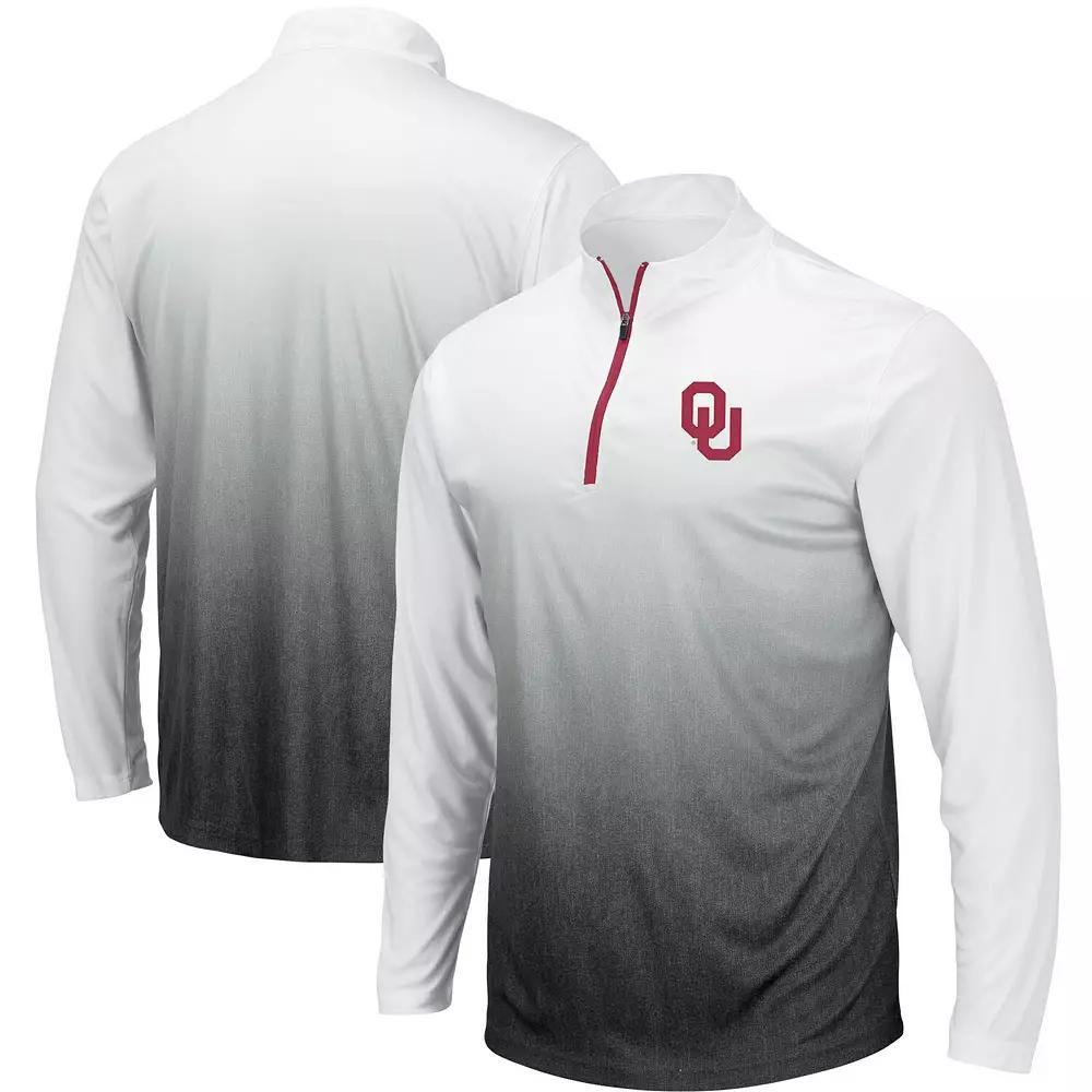Men's Colosseum Gray Virginia Tech Hokies Magic Team Logo Quarter-Zip Jacket, Size: 2XL, Grey Product Image