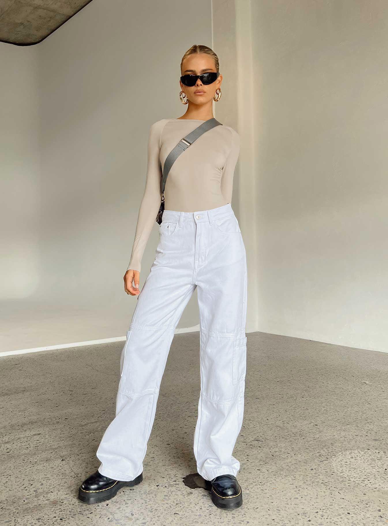 Gatewood Long Sleeve Bodysuit Bone Product Image