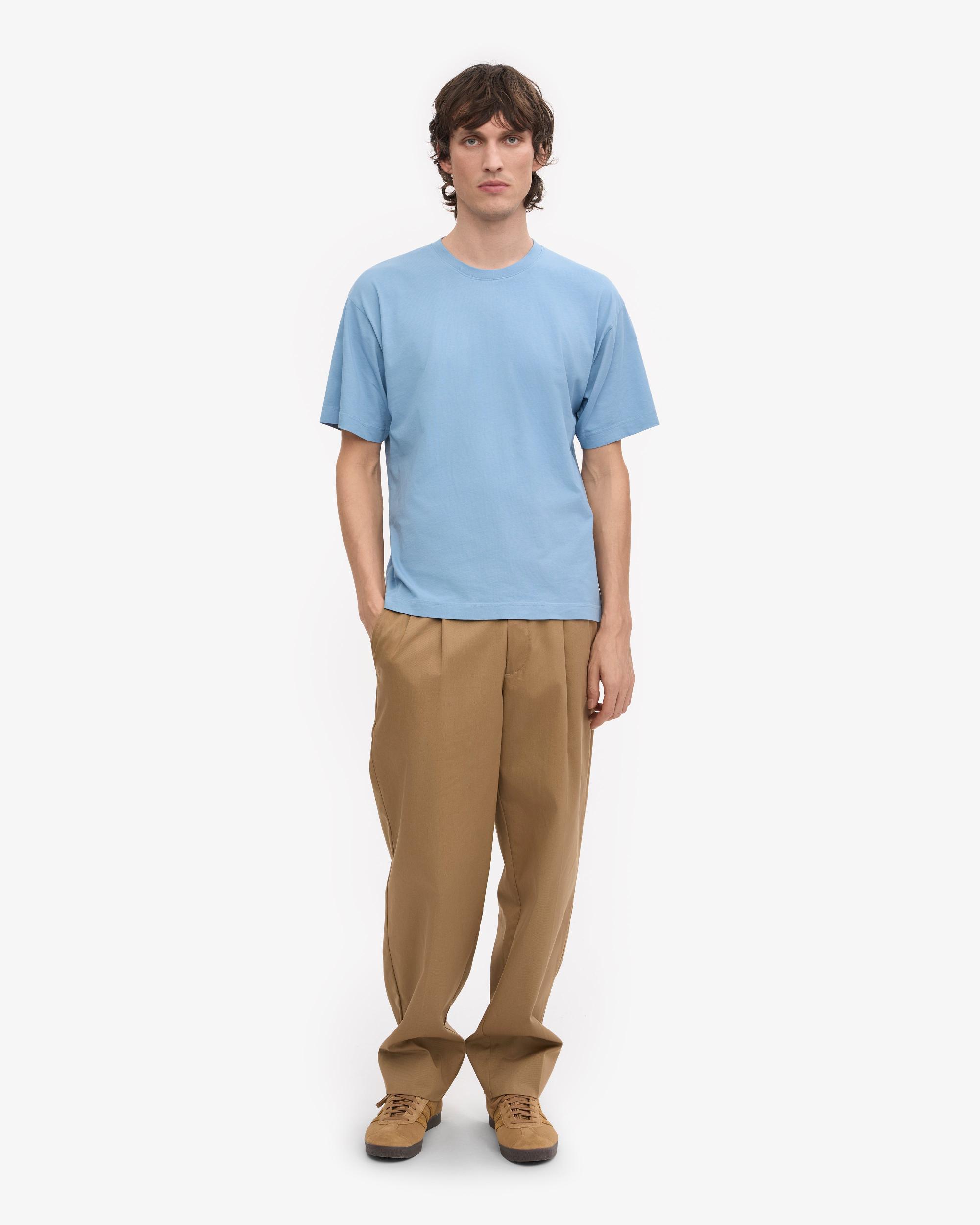 Oversized Organic T-Shirt - Seaside Blue Product Image