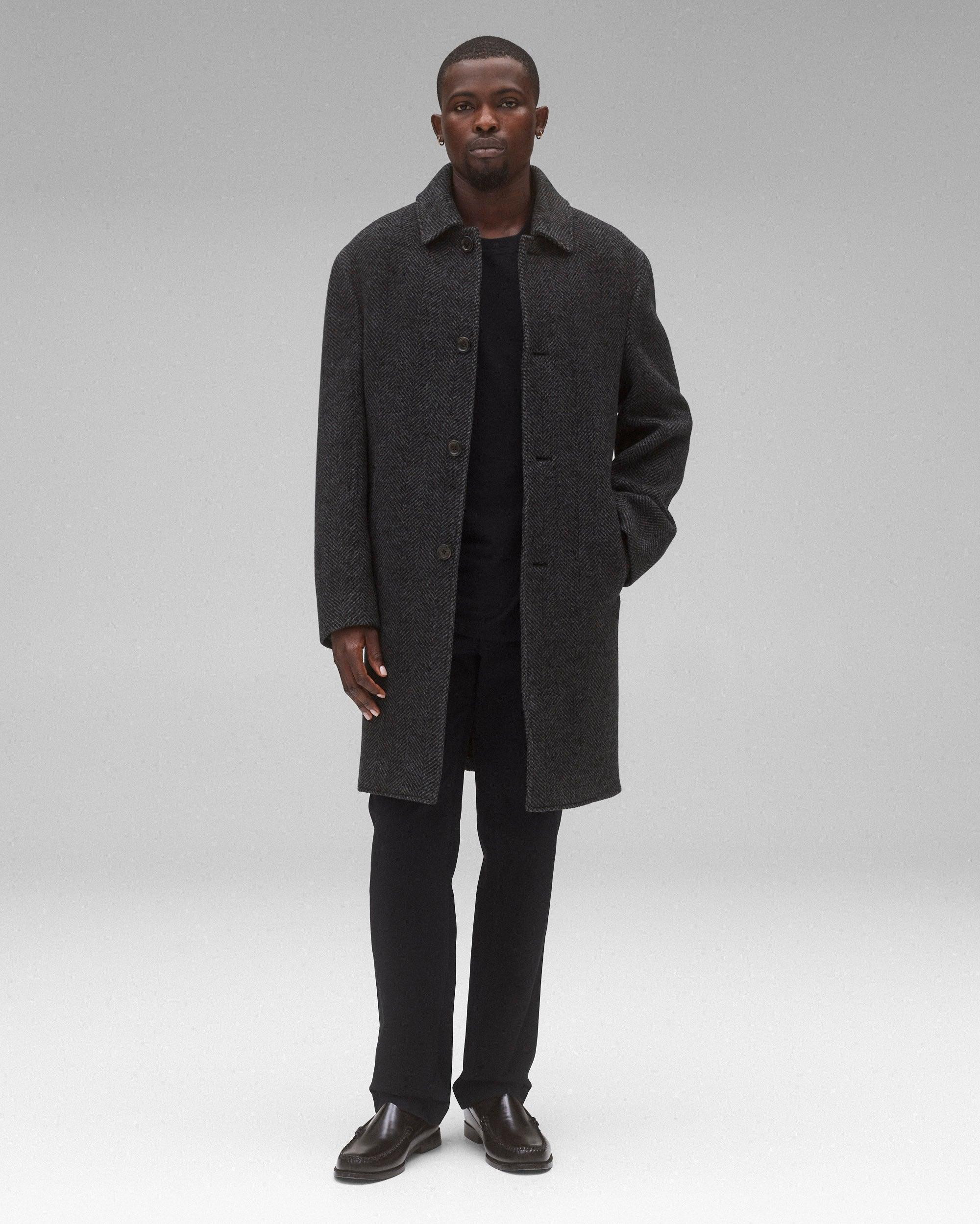 Wool Herringbone Scout Coat Male Product Image