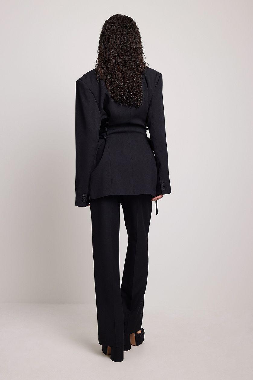 Fitted Lacing Blazer Product Image