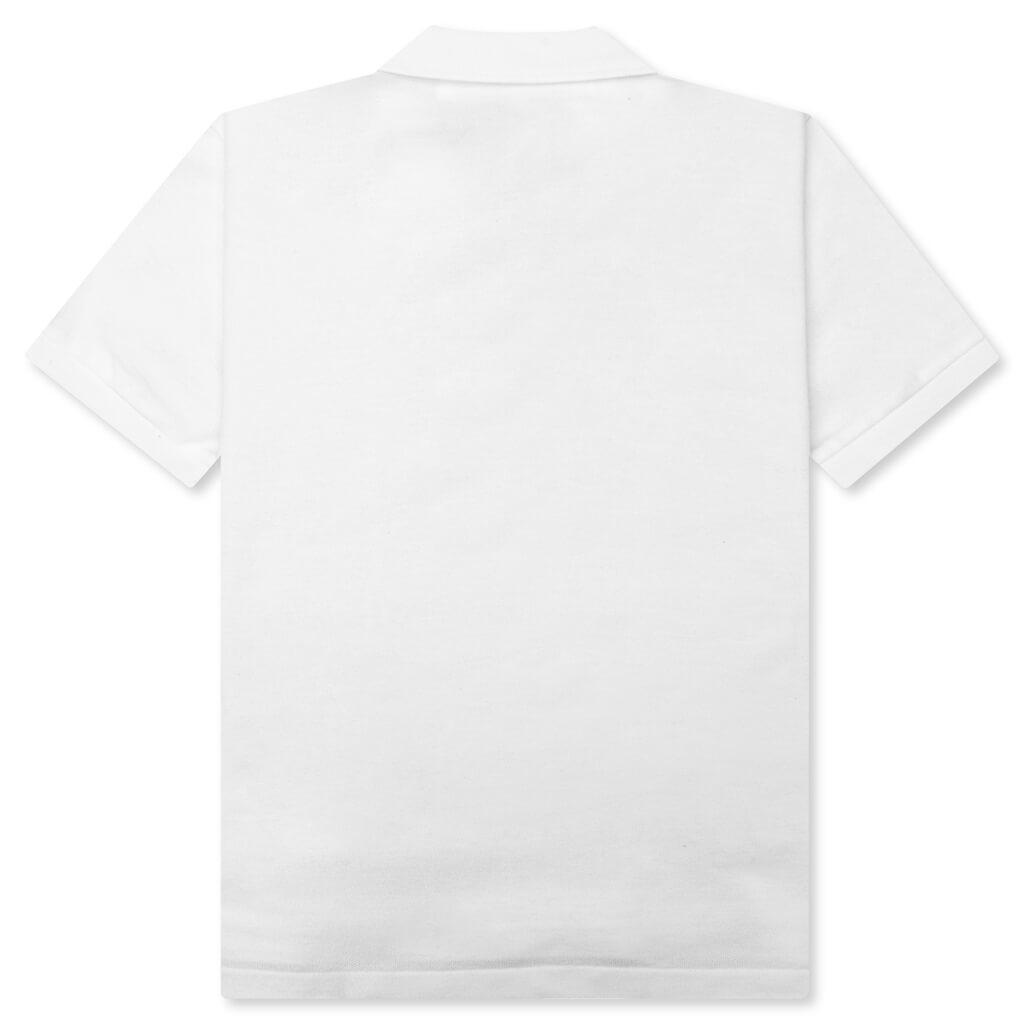 Comme des Garcons PLAY x the Artist Invader Women's Polo - White Female Product Image