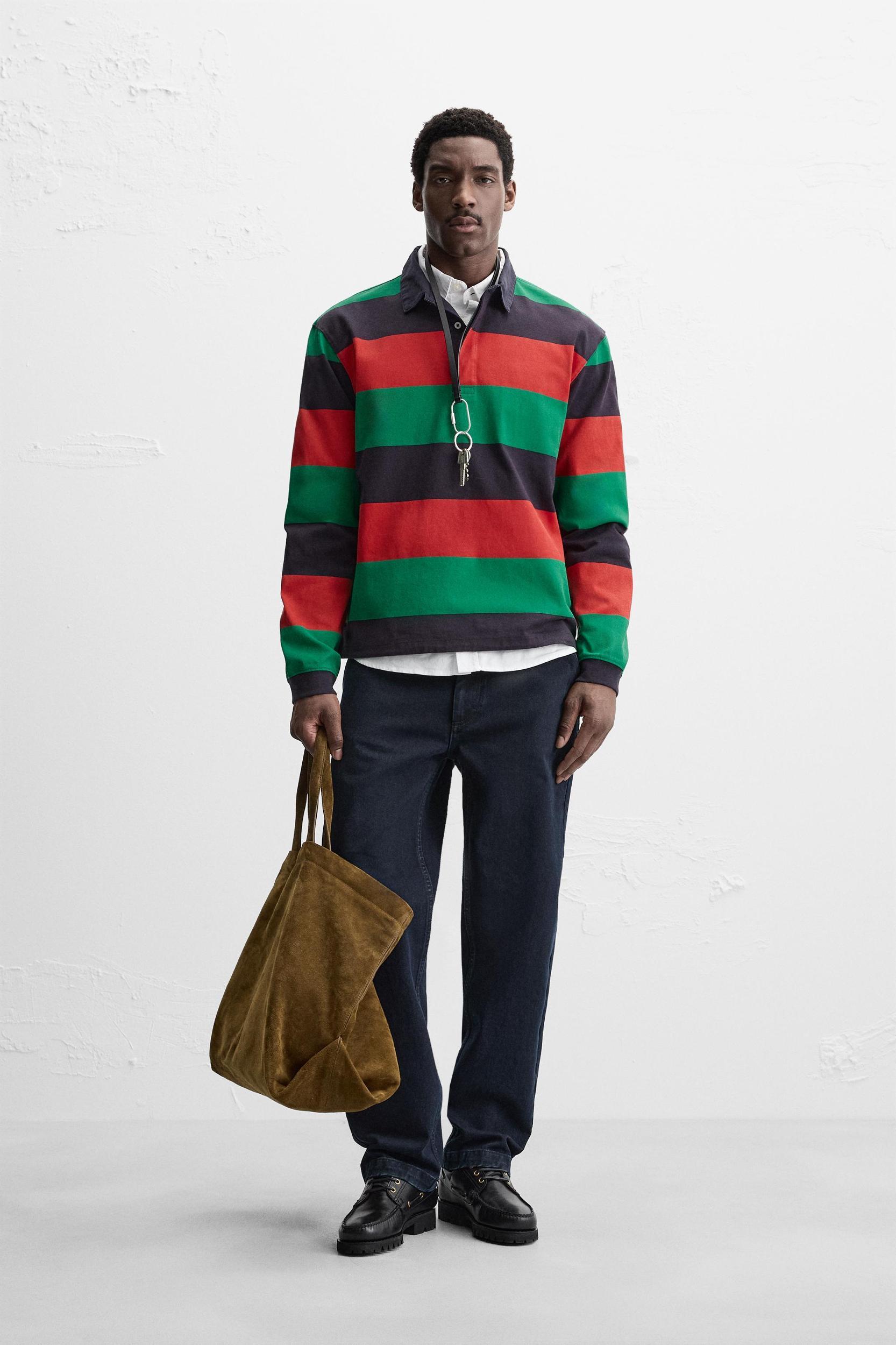 STRIPED POLO Product Image