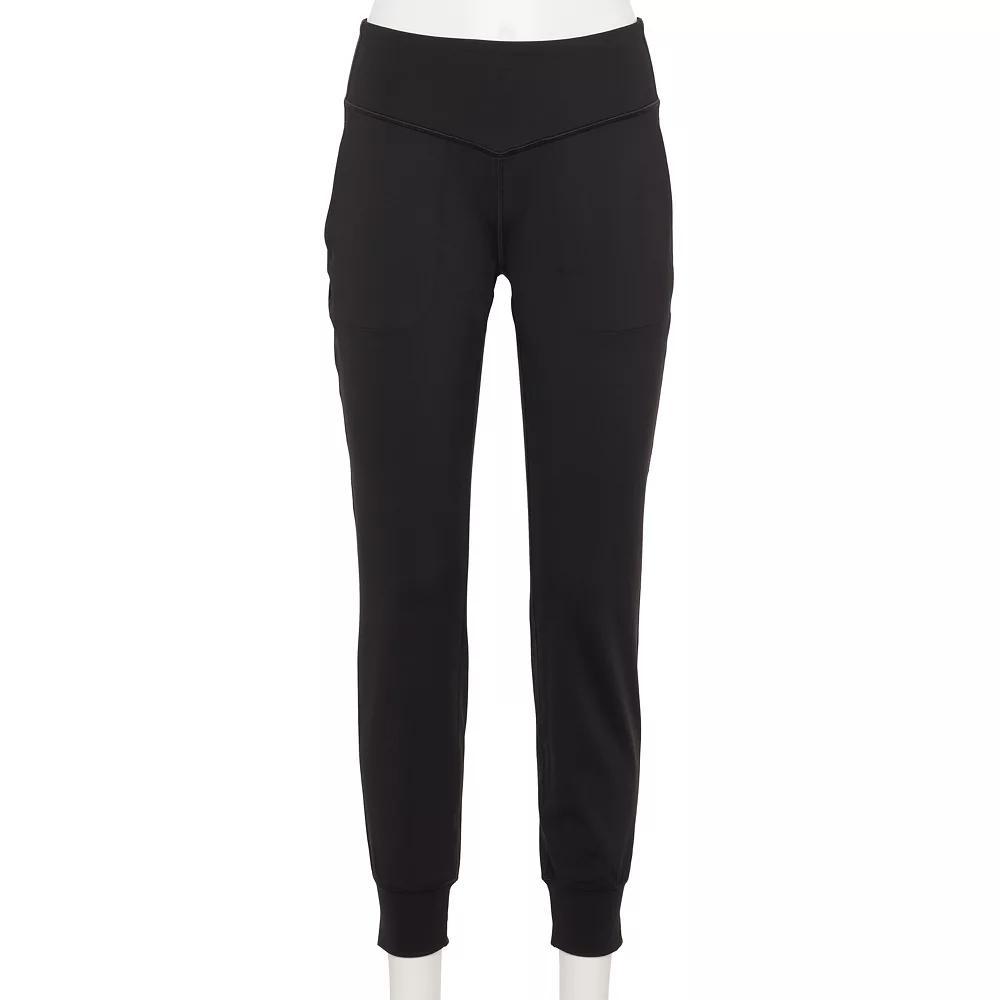 Women's Tek Gear® Ultrastretch Joggers, Size: XXL LONG, Black Product Image