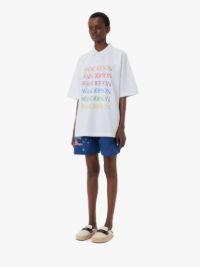 LOGO POLO SHIRT - PRIDE CAPSULE in white | JW Anderson US  Product Image