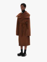 WRAP COAT in brown | JW Anderson US  Product Image