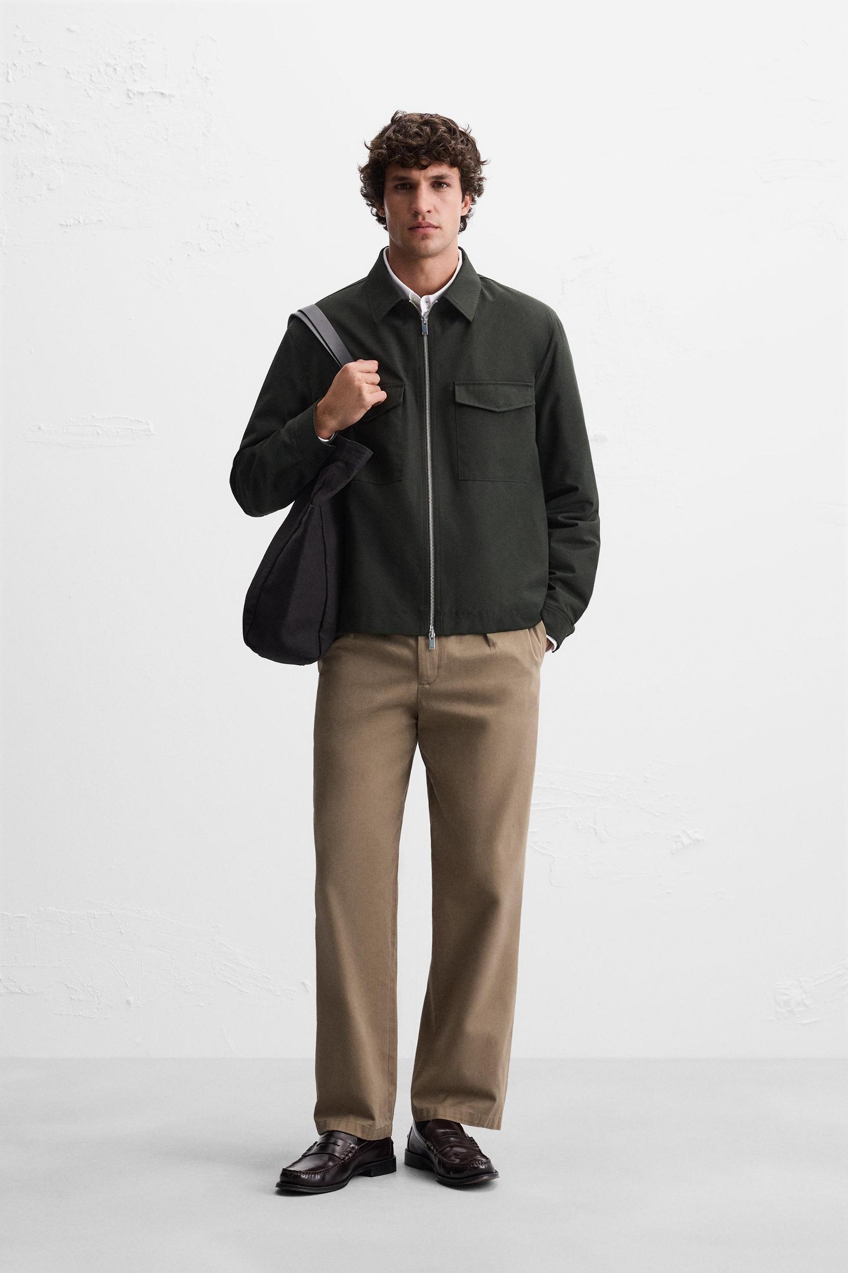 REGULAR FIT PADDED OVERSHIRT Product Image