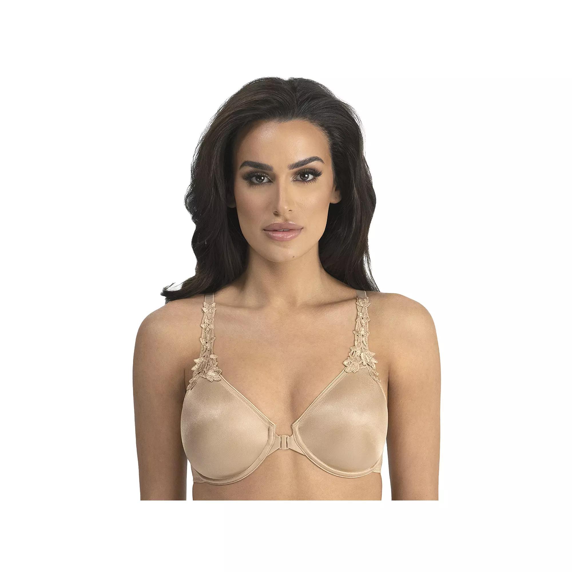 Dominique Meryl Front Close Minimizer T-Back Smoother Bra 7050, Womens Brown Product Image