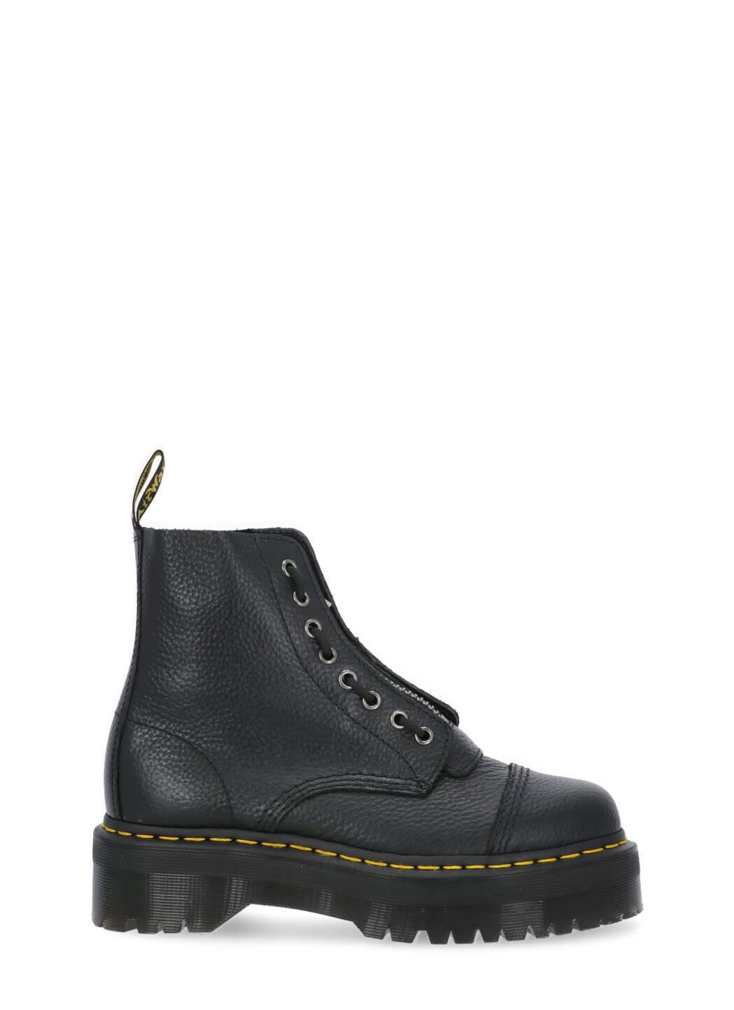 DR. MARTENS' Dr. Martens Sinclair Combat Boots In Black Product Image