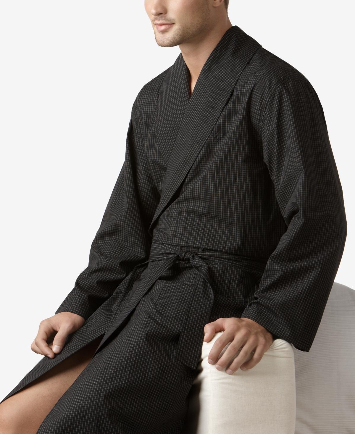Polo Ralph Lauren Cotton Check Shawl Collar Robe Product Image