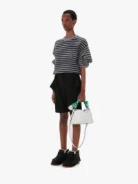 JWA CORNER BAG - LEATHER TOP HANDLE BAG in white | JW Anderson US  Product Image