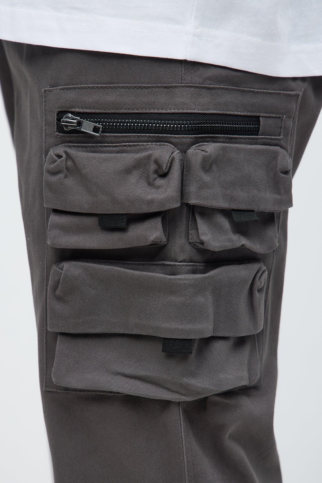 Straight Stay Busy Utility Pant - Charcoal Product Image