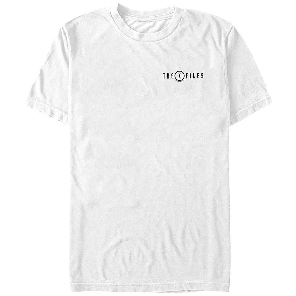 Men's The X-Files Pocket Logo Graphic Tee, Size: Small, White Product Image