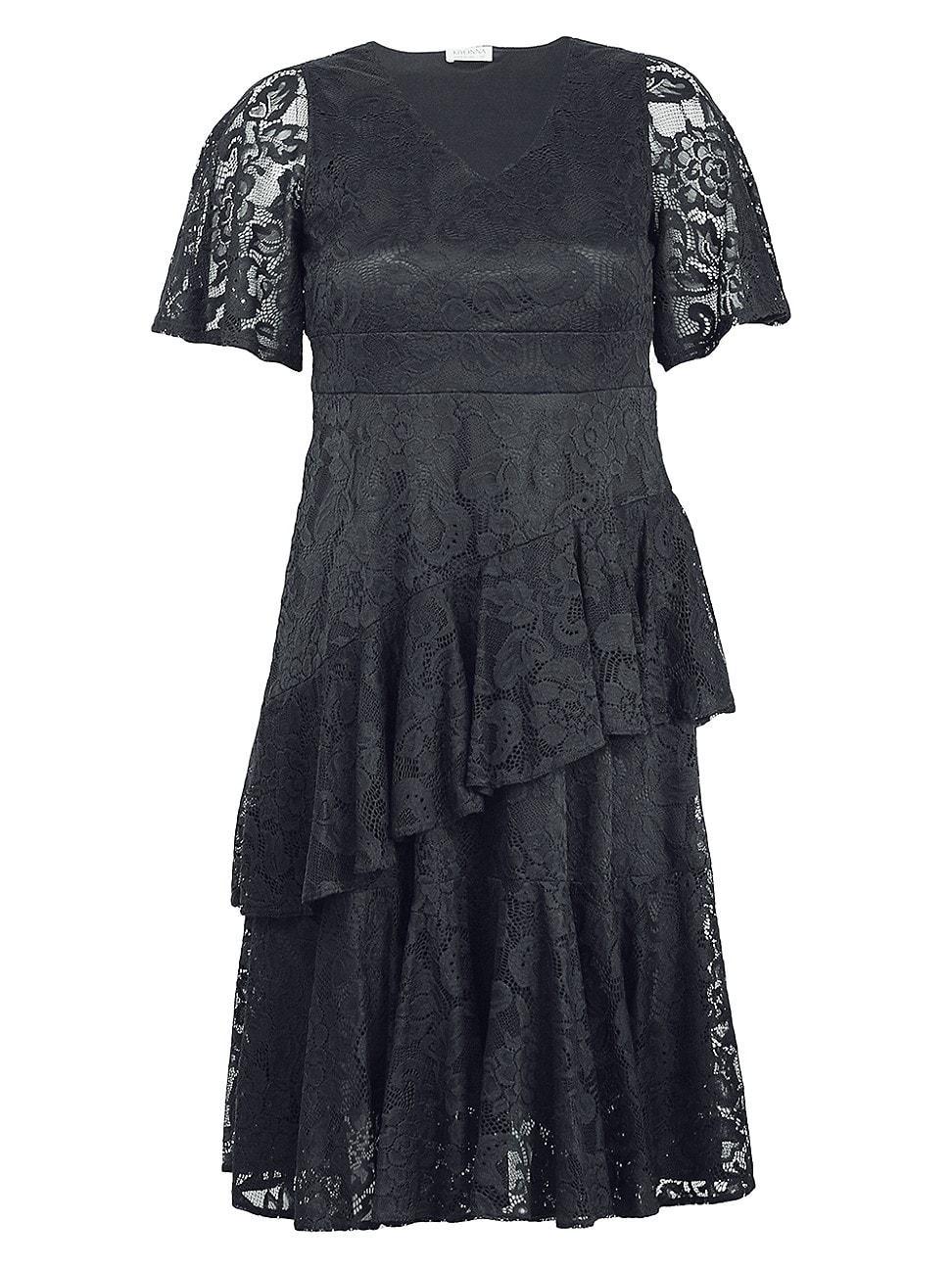 Womens Lace Affair Cocktail Dress Product Image