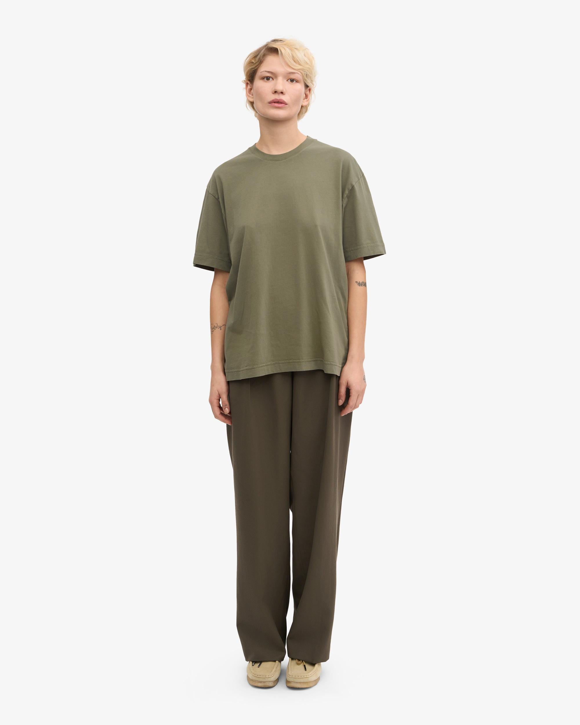 Oversized Organic T-Shirt - Soft Lavender Product Image