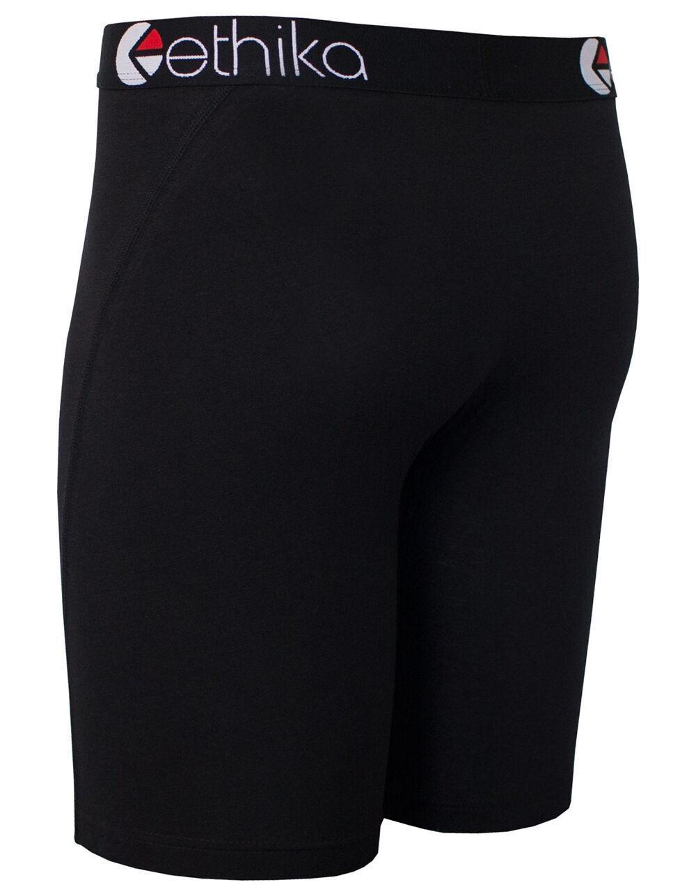 ETHIKA The Staple Mens Boxer Brief - BLACK Product Image