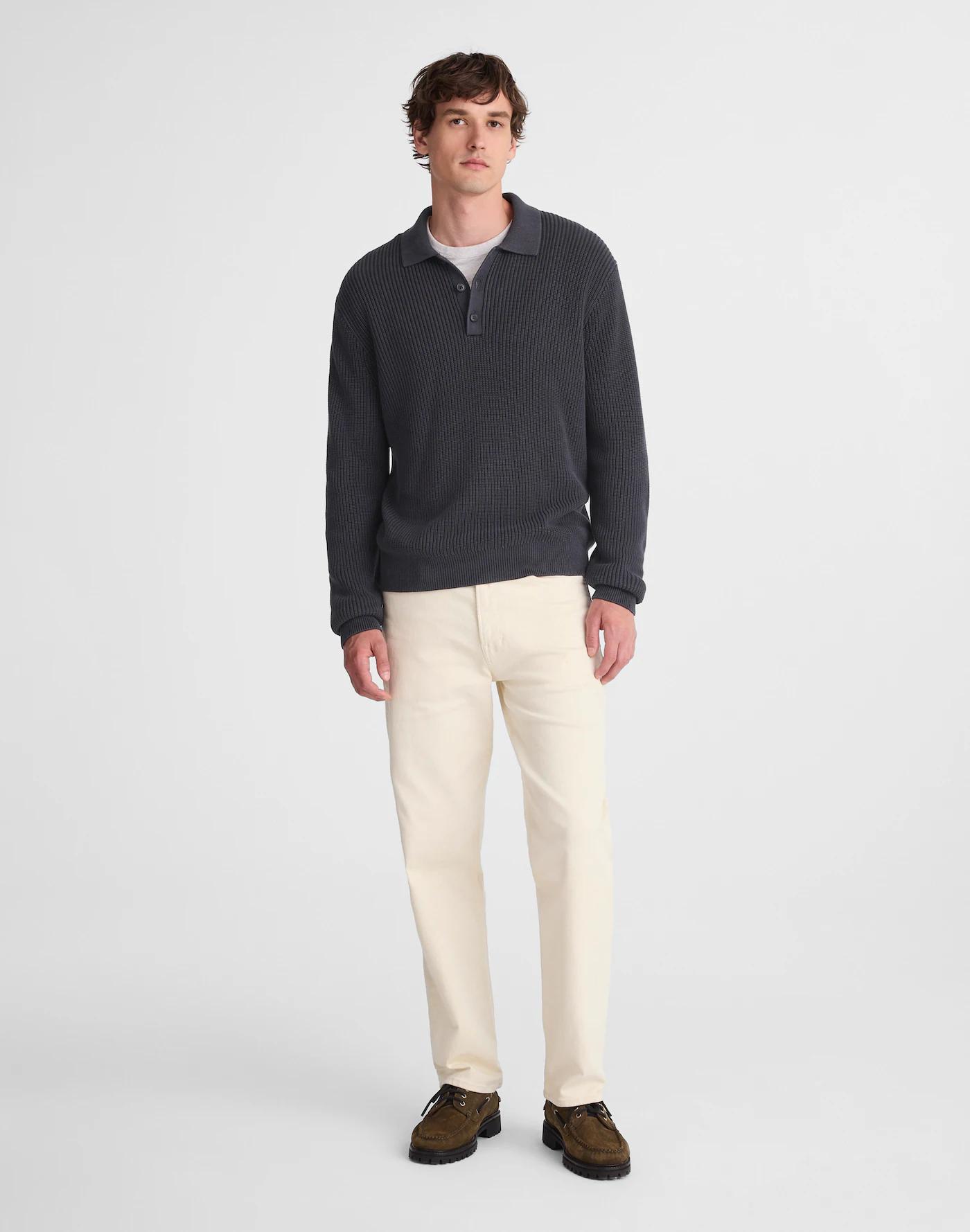 Cotton Shaker-Stitch Polo Product Image