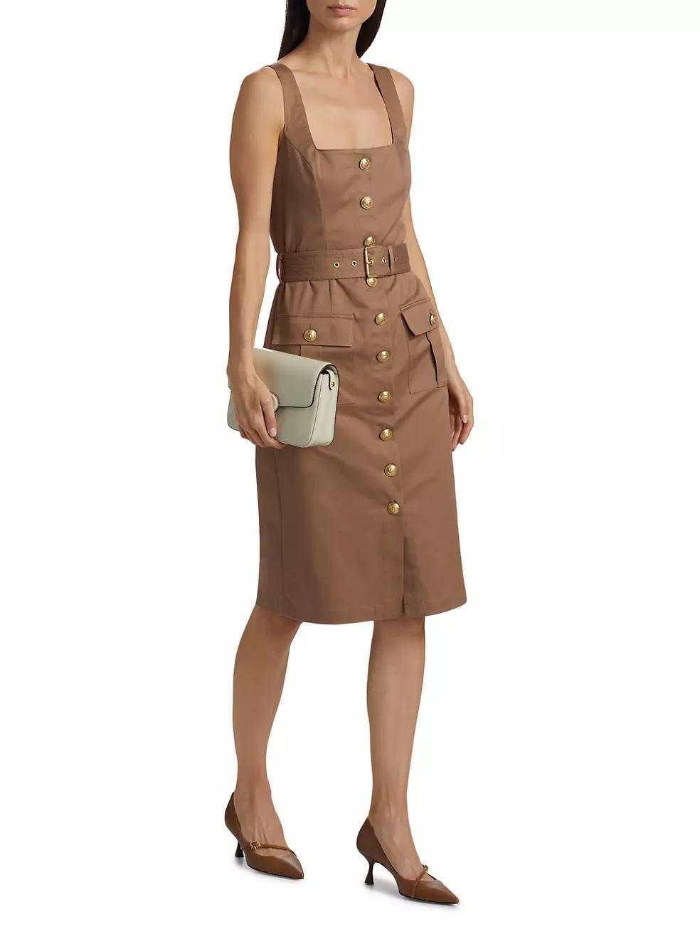 Idy Button-Front Tank Dress Product Image