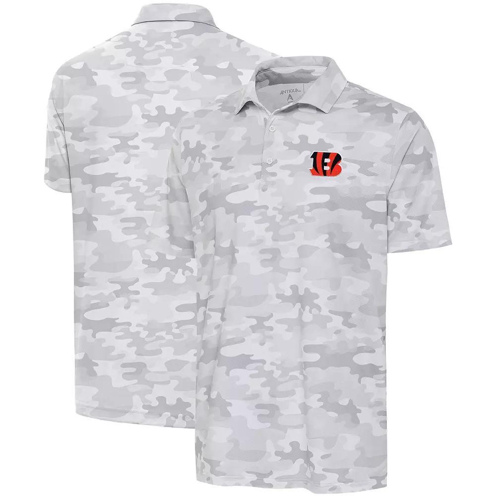 Men's Antigua White Los Angeles Rams Collide Polo, Size: XL Product Image
