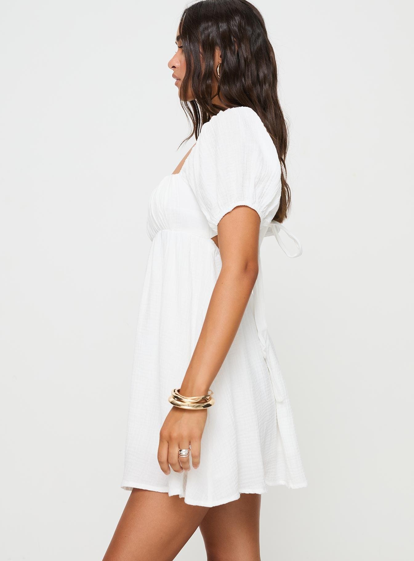 Lets Dance Mini Dress White Product Image