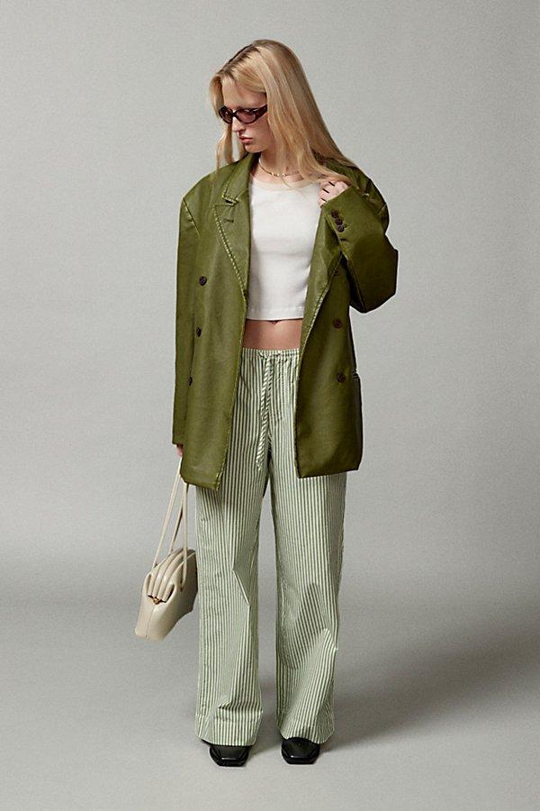 BDG Joey Poplin Wide-Leg Pant Womens at Urban Outfitters Product Image