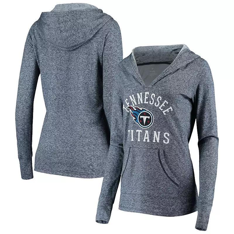 Women's Fanatics Branded Navy Tennessee Titans Doubleface Slub Pullover Hoodie, Size: Small, Blue Product Image