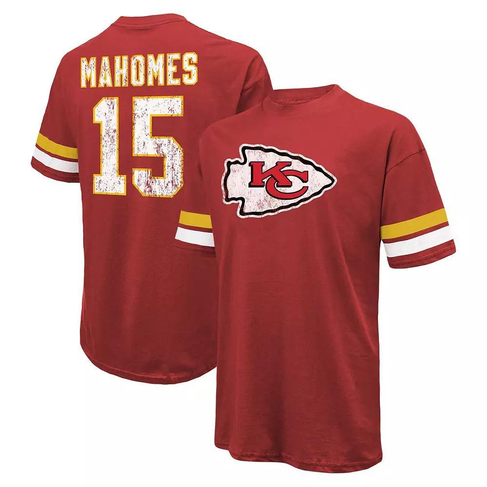 Men's Majestic Threads Patrick Mahomes Red Kansas City Chiefs Name & Number Oversize Fit T-Shirt, Size: Small Product Image