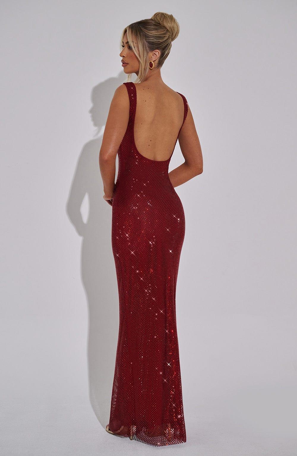 Petra Maxi Dress - Wine Product Image