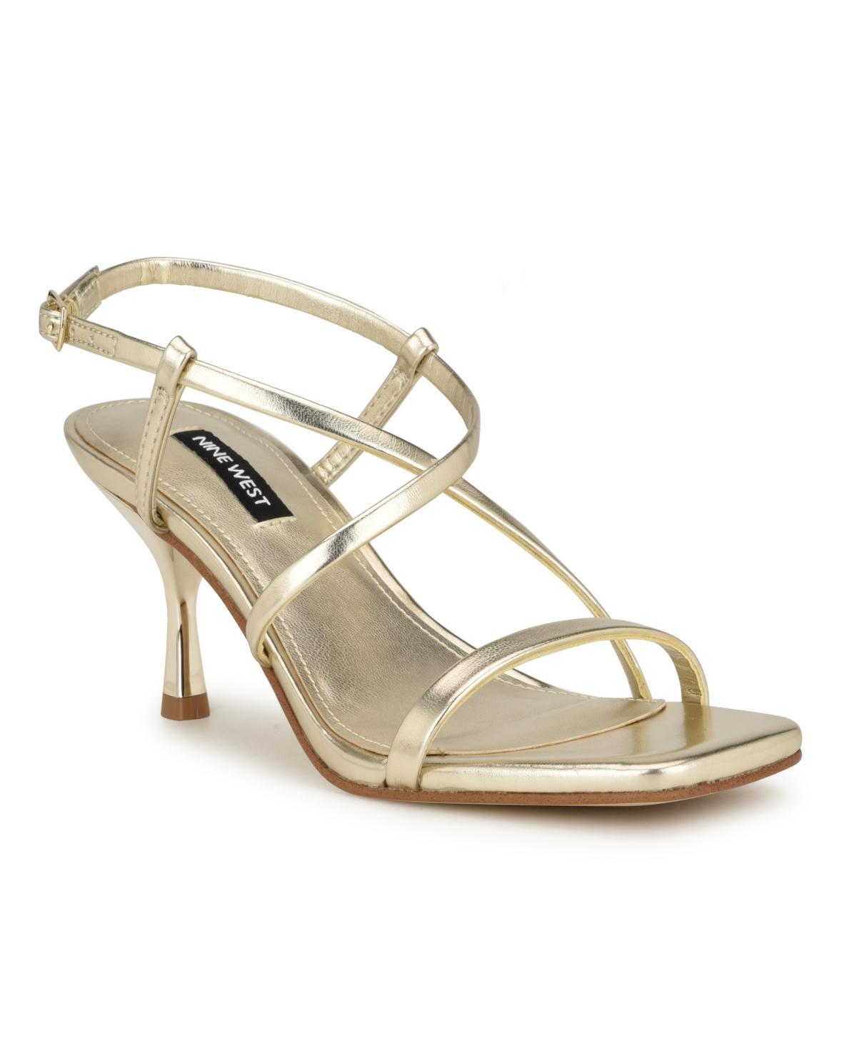 Nine West Womens Haya Strappy Square Toe Dress Sandals Product Image