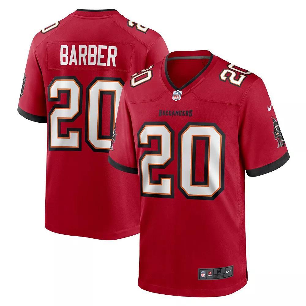 Men's Nike Ronde Barber Red Tampa Bay Buccaneers Retired Player Game Jersey, Size: Small Product Image