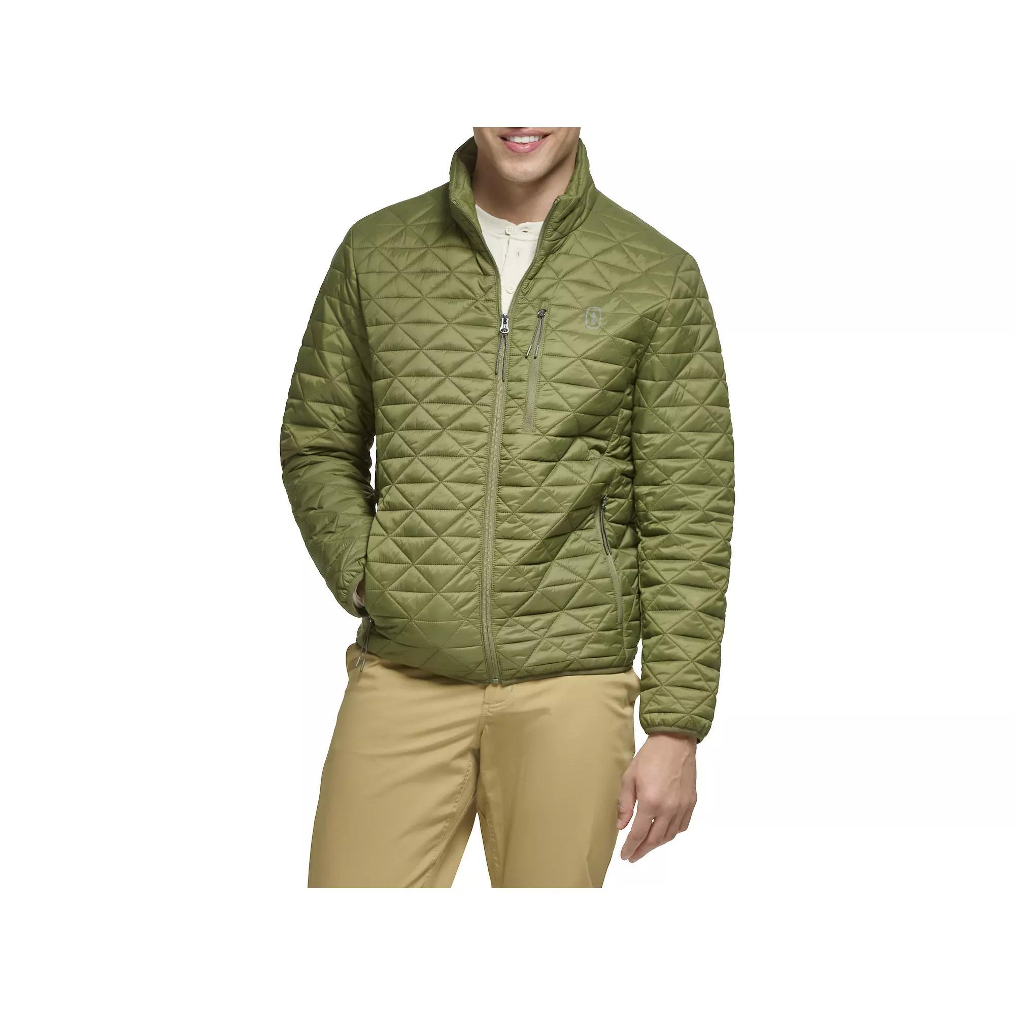 Mens G.H. Bass & Co. Packable Quilted Jacket Green Product Image