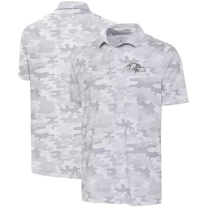 Men's Antigua White Los Angeles Rams Collide Polo, Size: XL Product Image