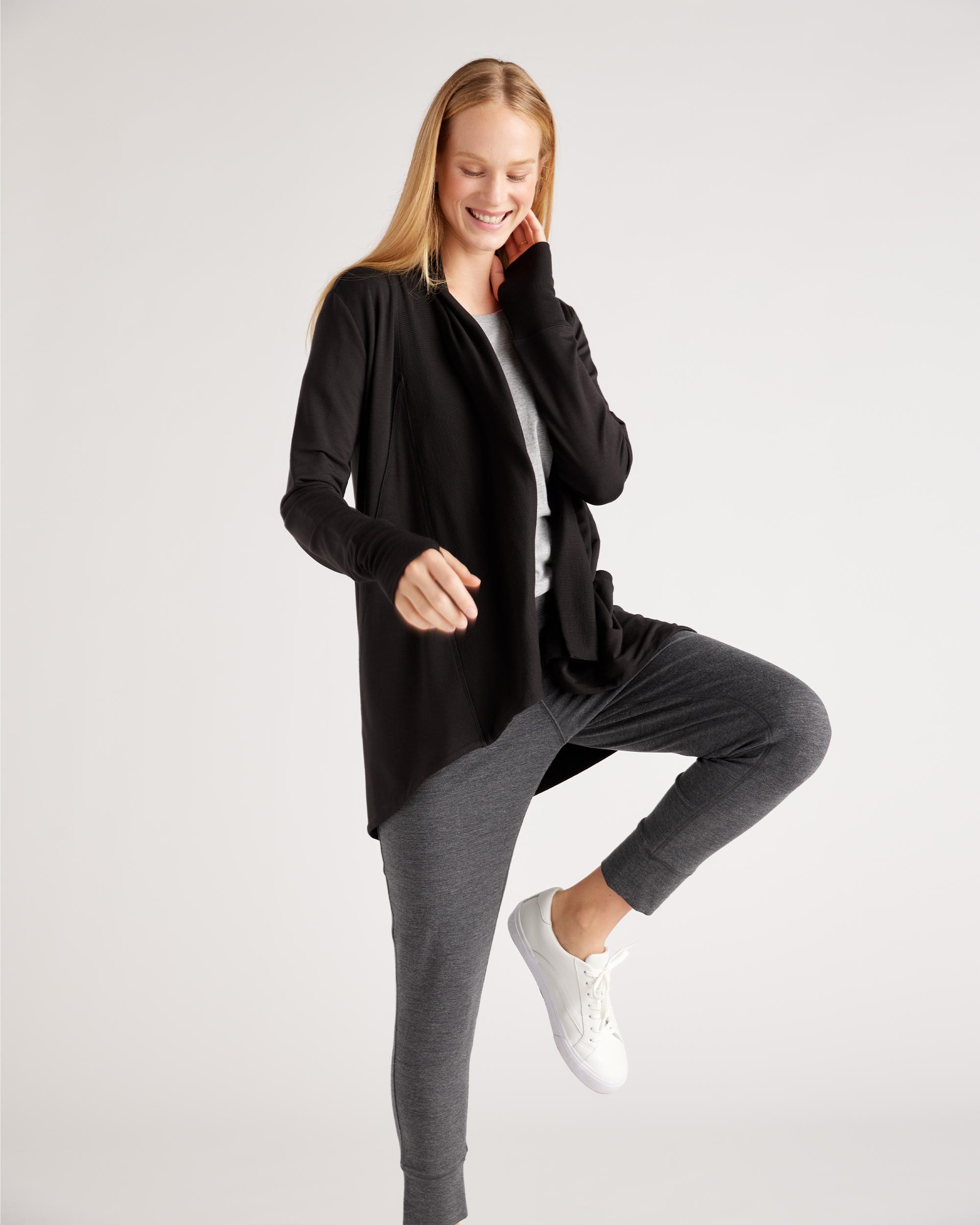 Quince | Women's French Terry Modal Cardigan Sweater Size XL, Lenzing Modal Product Image